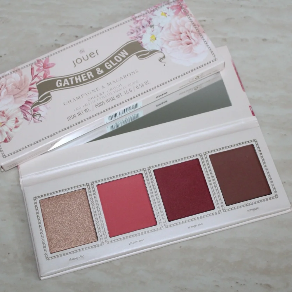 Jouer Cheeky Crush Champagne & Macarons Face Palette